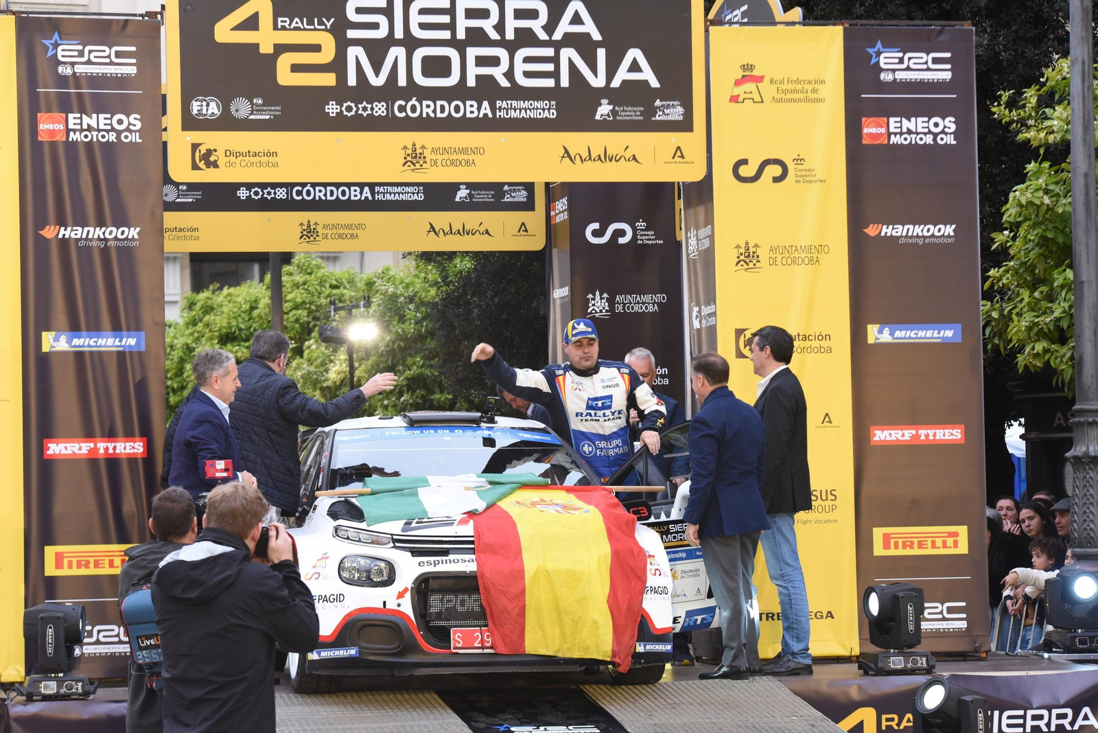 Las mejores fotos de la ceremonia de salida del Rallye Sierra Morena 2025