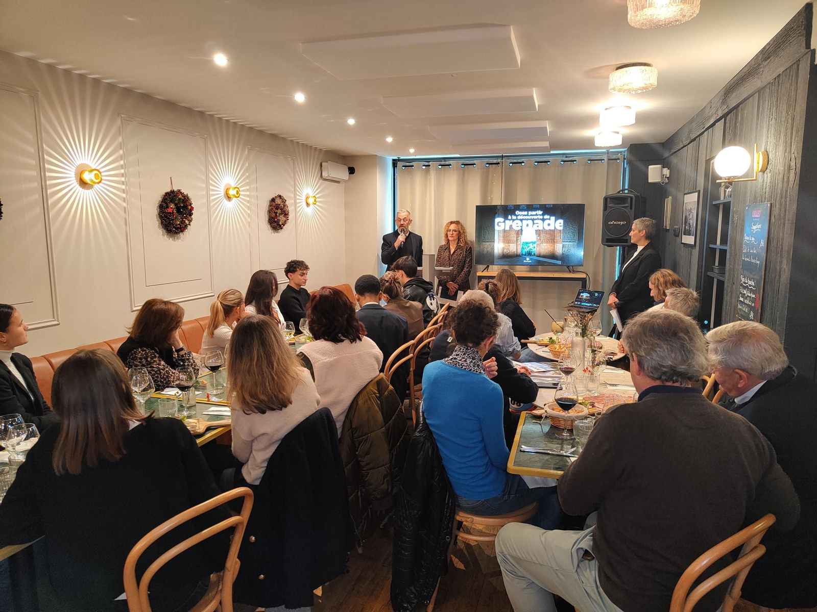 Un momento de la presentación de Granada como destino turístico celebrada en Nantes