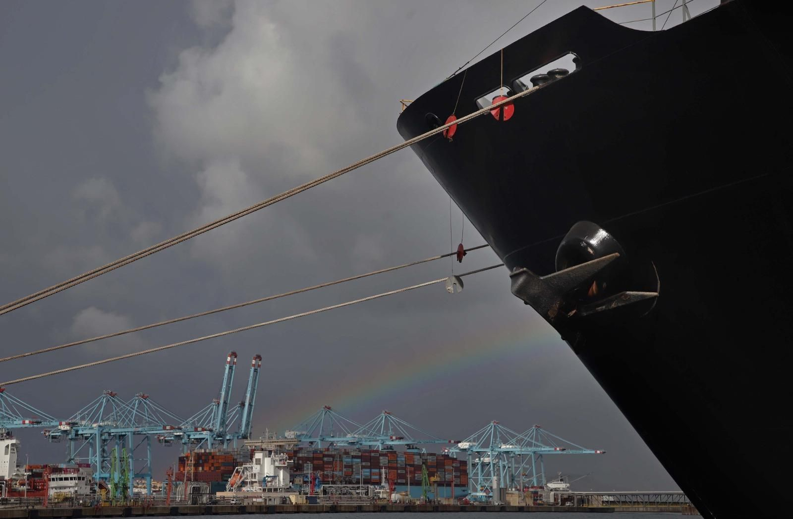 El Puerto Algeciras, este lunes.