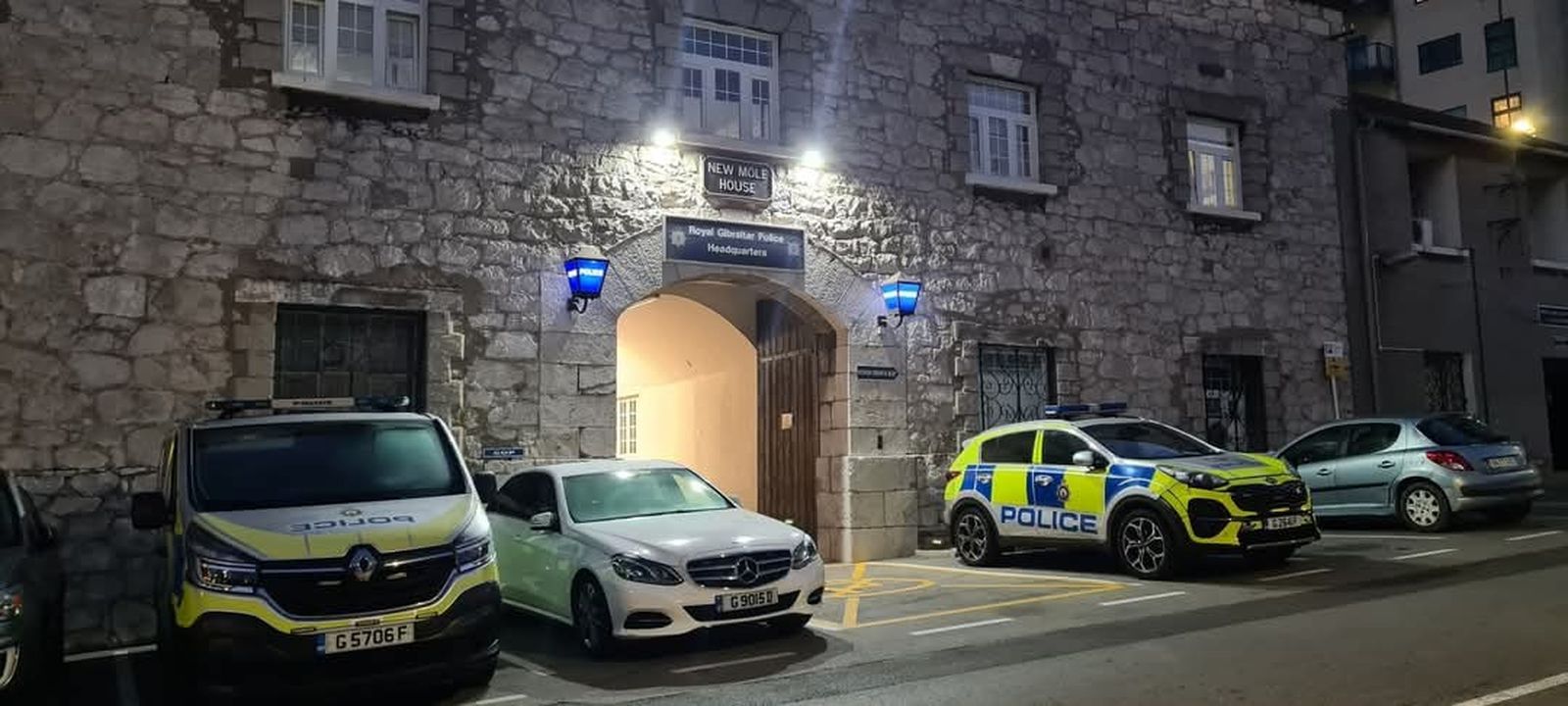 La Comisaría de New Mole House, en Gibraltar.