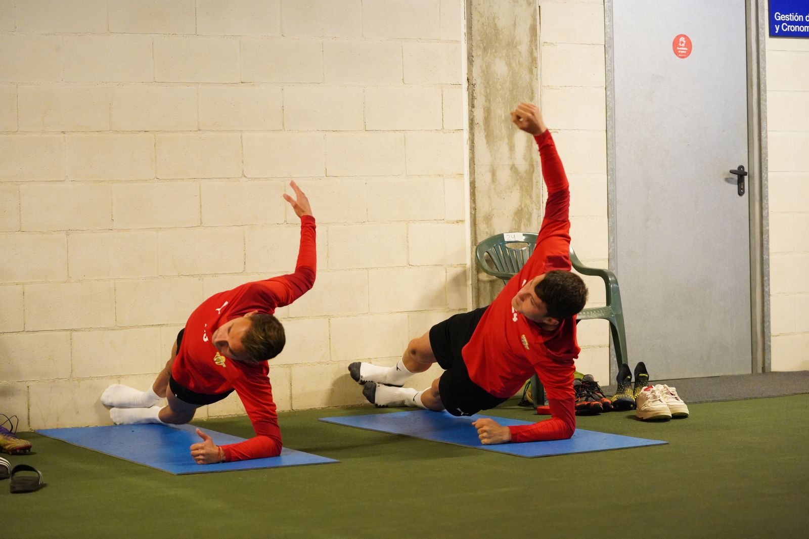 Cuenca, haciendo trabajo de prevención de lesiones, se irá con la sub’21.