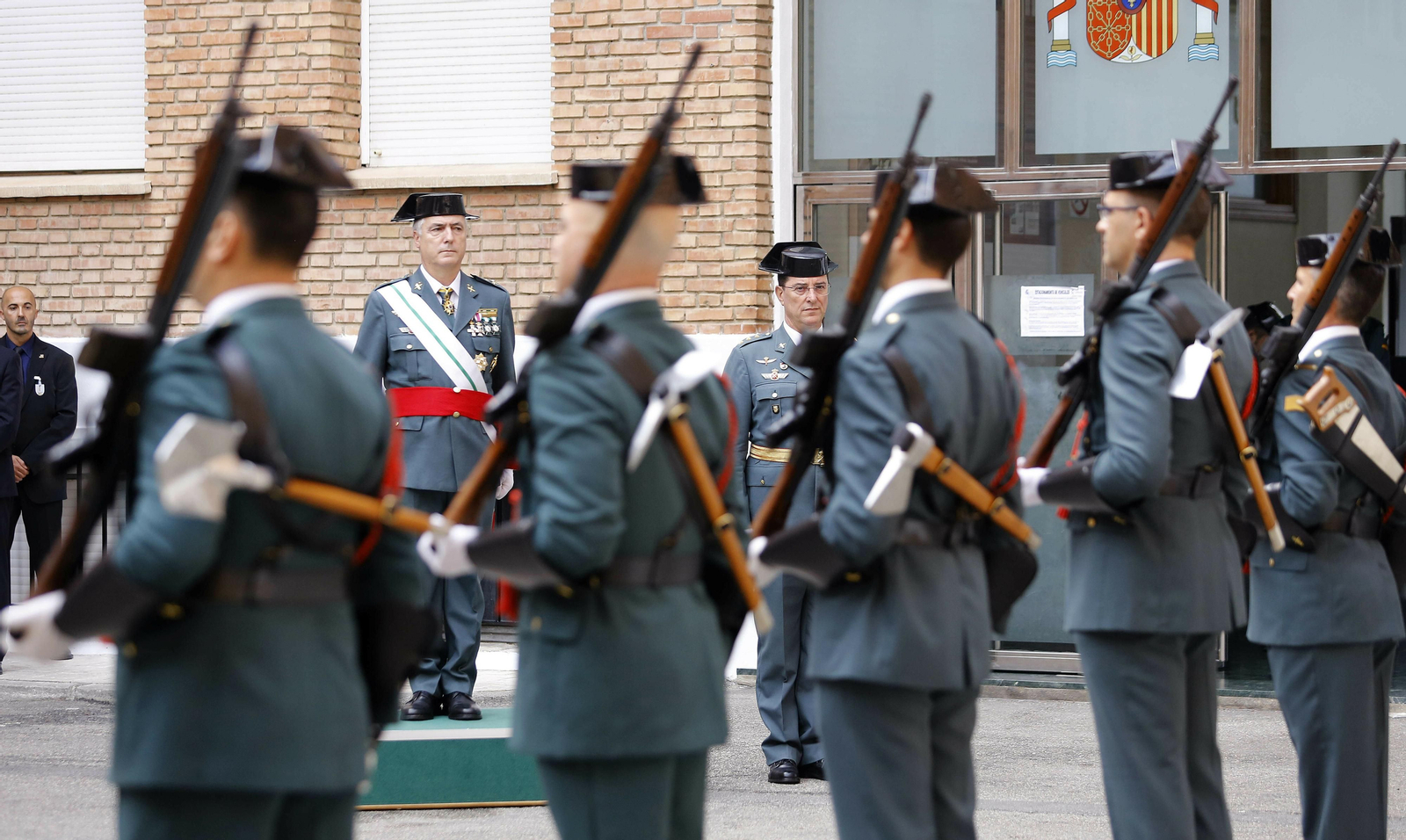 Fotos de a celebración del Día de la Hispanidad en Málaga