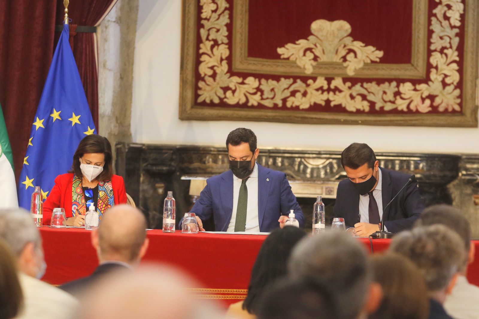 La jornada en torno a la firma de la base logística del Ejército en Córdoba, en imágenes