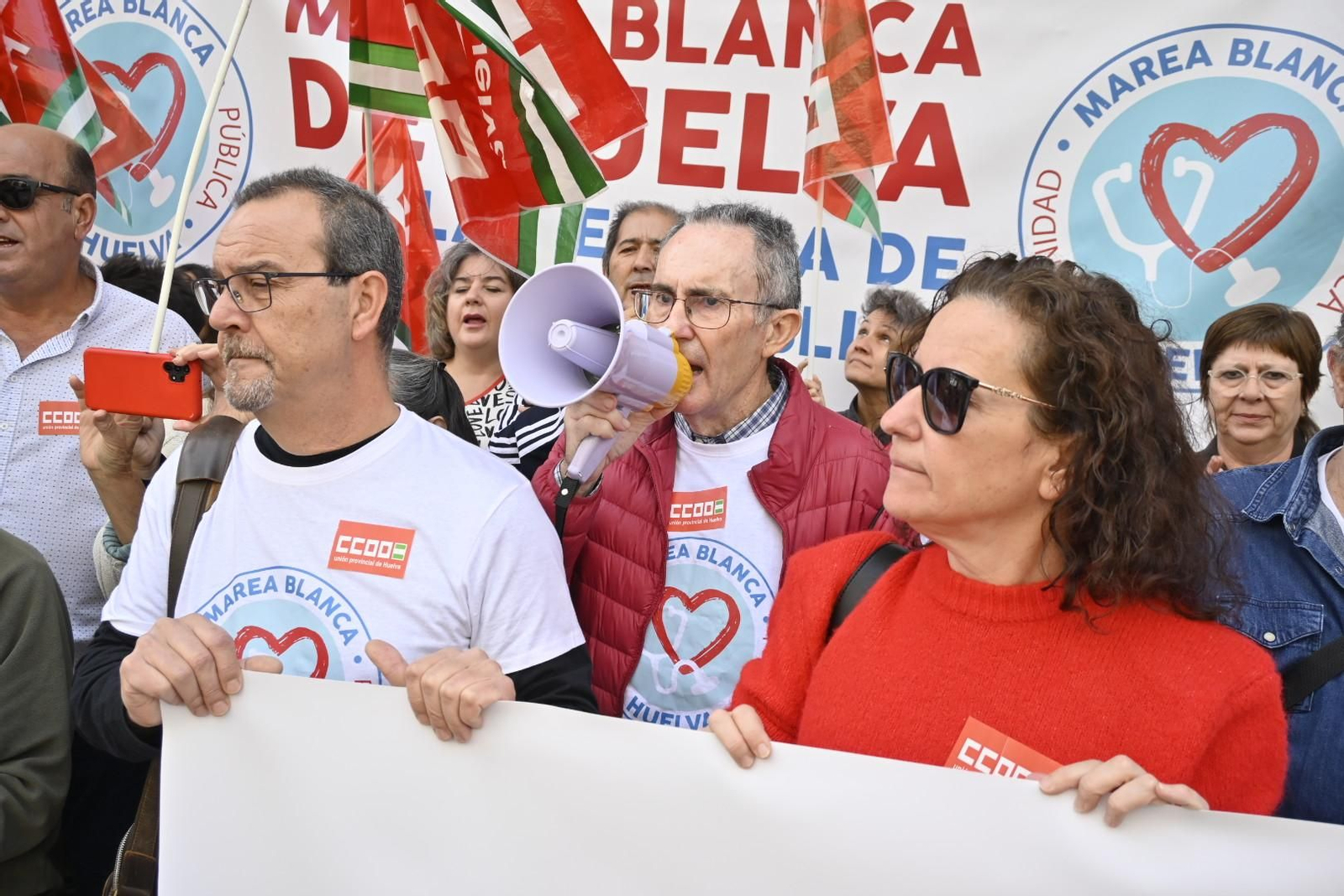 Imágenes de la concentración por una sanidad pública