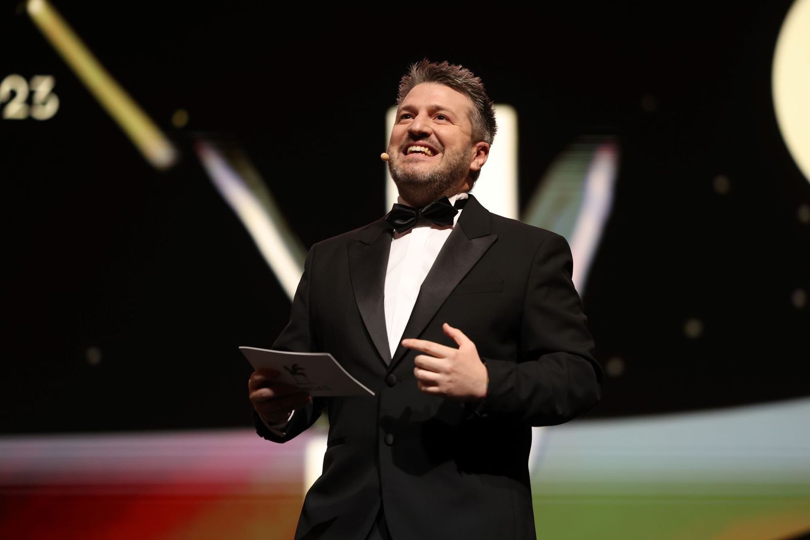 Uno de los presentadores de la gala de los Ondas, Aimar Bretos, de 'Hora 25'