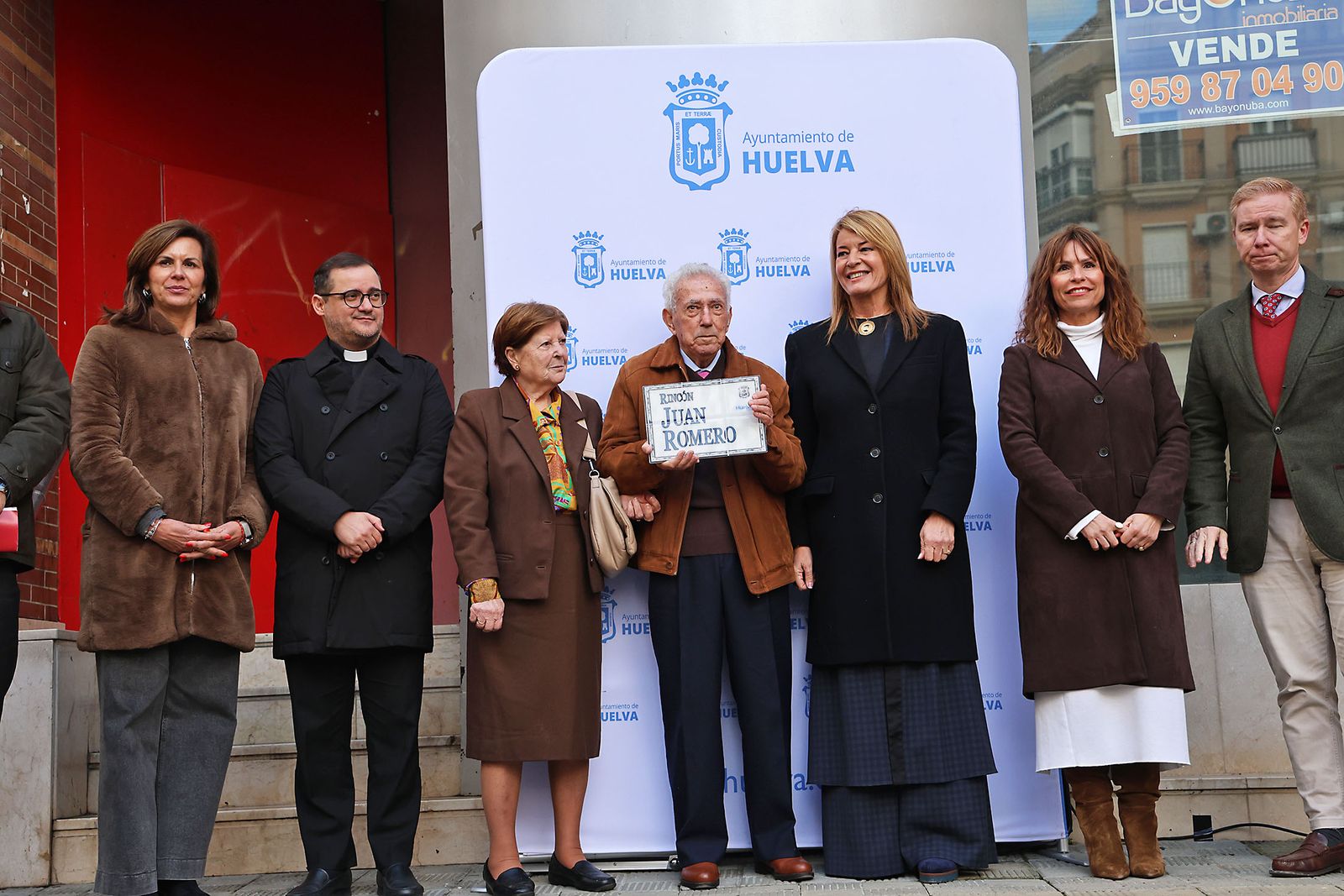 Las fotografías de la rotulación del Rincón de Juan Romero