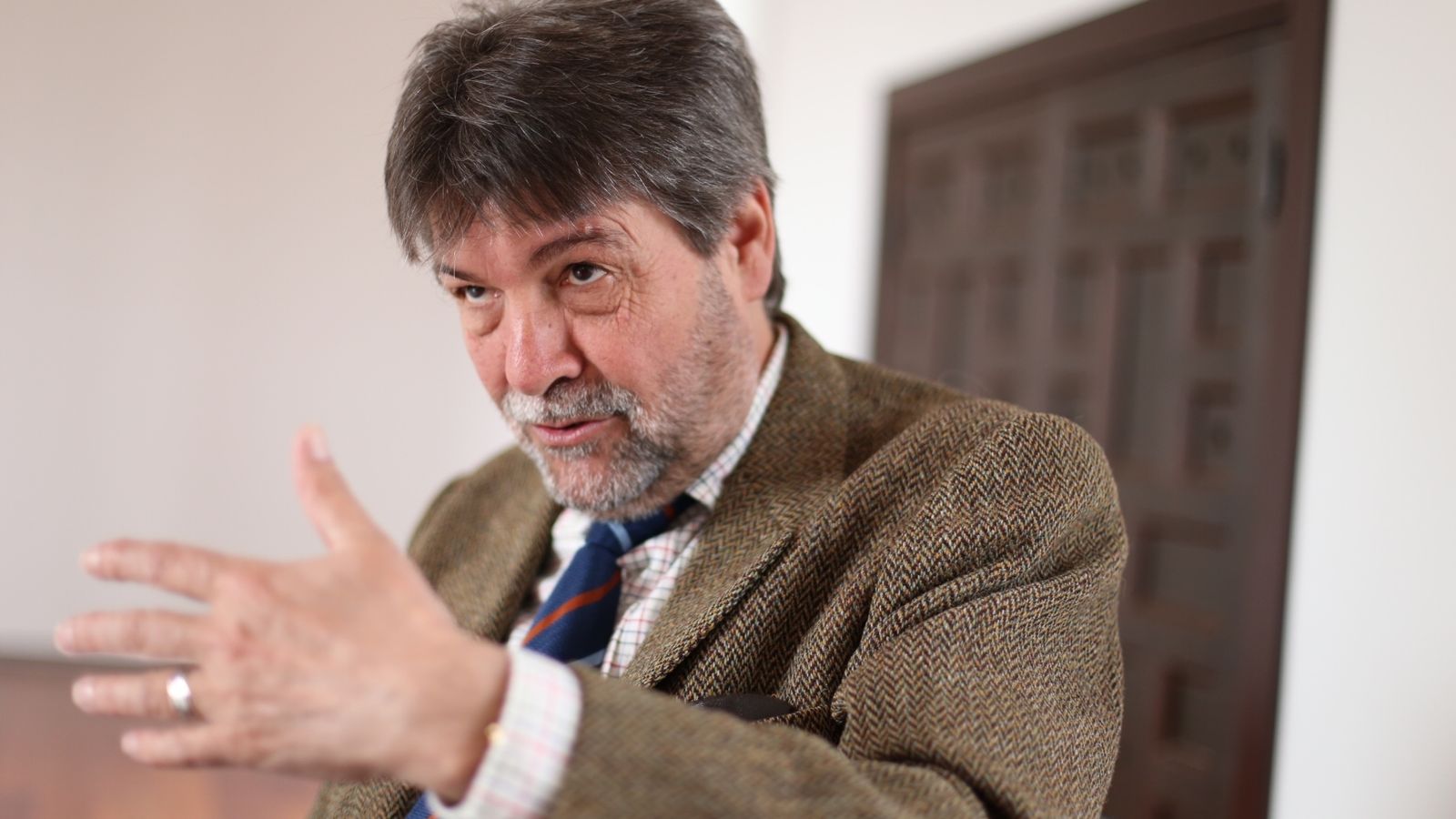 José Daniel (Pepe) M. Serrallé, durante la entrevista.