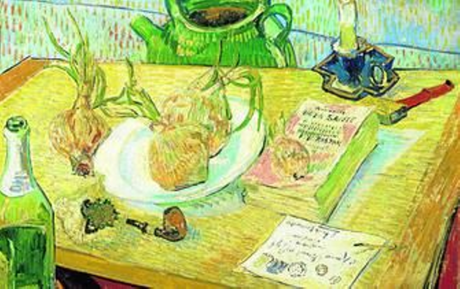 Imagen que muestra la obra de Vincent Van Gogh 'Naturaleza muerta con un plato de cebollas', que se podrá contemplar en la exposición.
