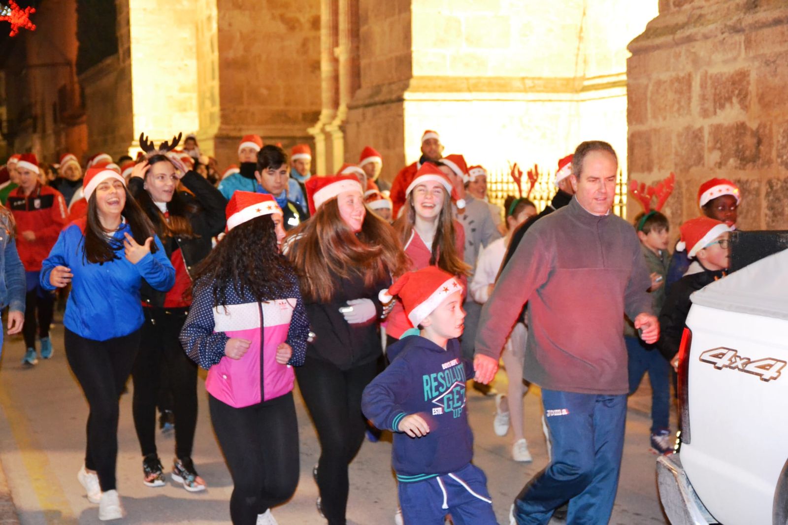 Corredores de la pasada edición de la San Silvestre Huesquerina.