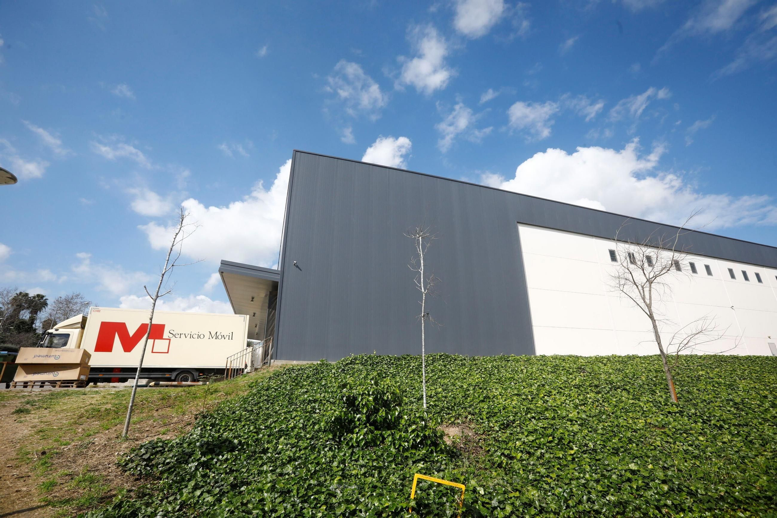 Las zonas verdes repobladas del Hospital Reina Sofía de Córdoba, en imágenes
