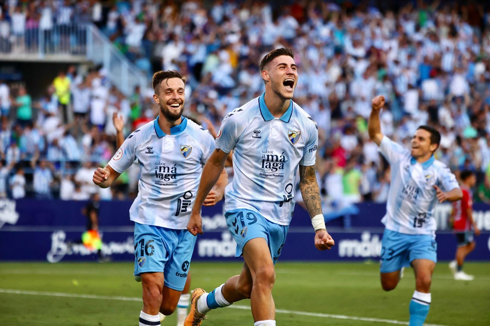 Así fue el gol de Roberto que dio al Málaga CF el pase a la final por el ascenso