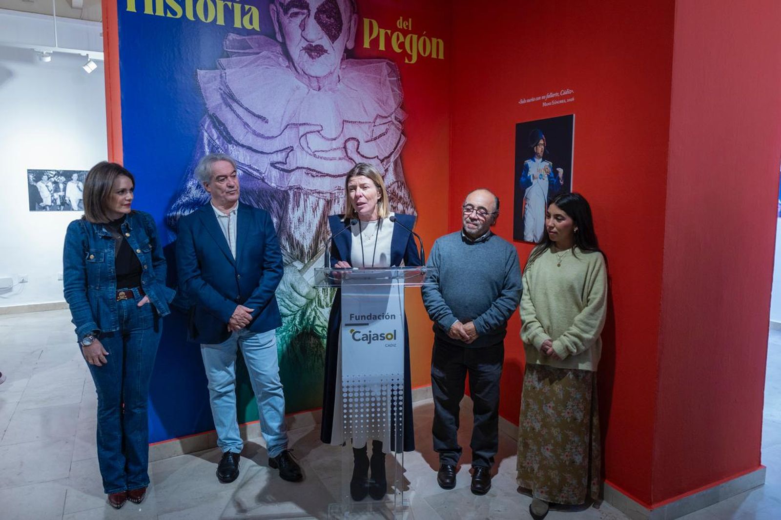 Presentación de la exposición 'Historia del pregón de Cádiz' en la sede de la Fundación Cajasol de Cádiz