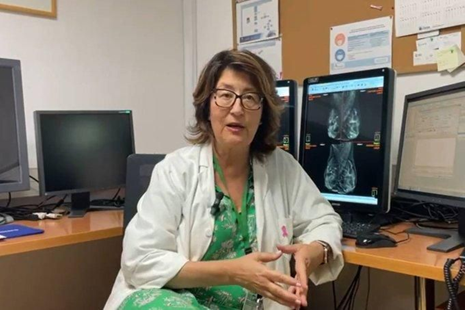 La portavoz de la Comisión de Participación y Seguimiento del Plan de Acción del Cribado de Cáncer de Mama y coordinadora de los referentes de unidad de mama hospitalaria de Andalucía, Mercedes Acebal.