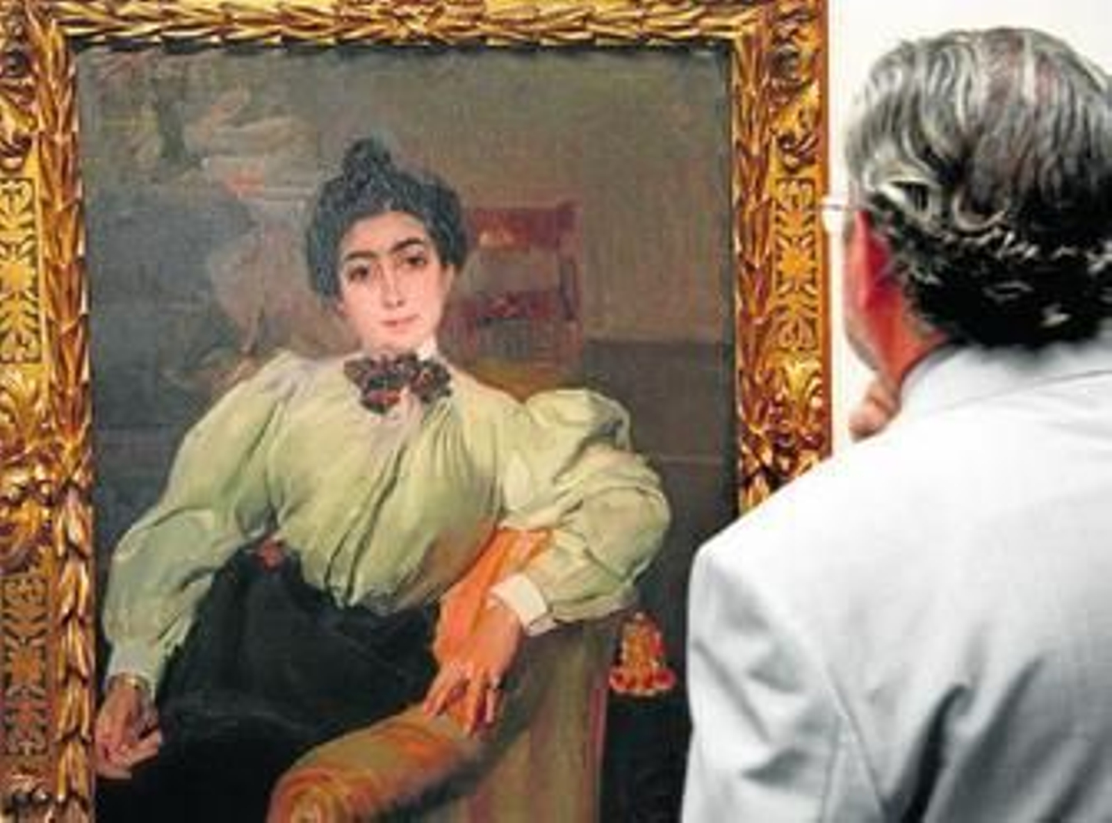 'Retrato de Isabel Herraud', de Joaquín Sorolla, es una de las obras maestras de la exposición.