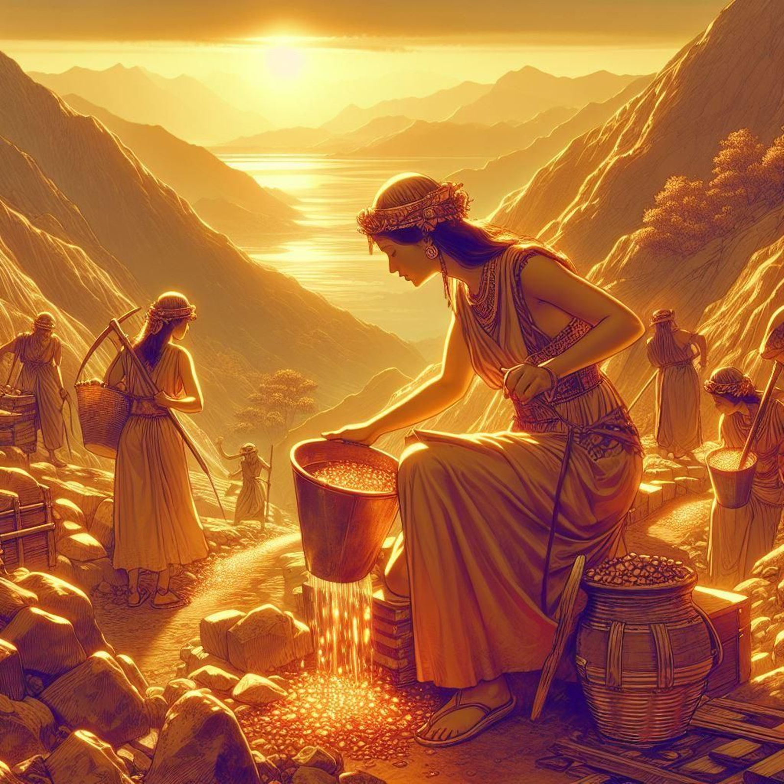 Extrayendo el cobre de las minas