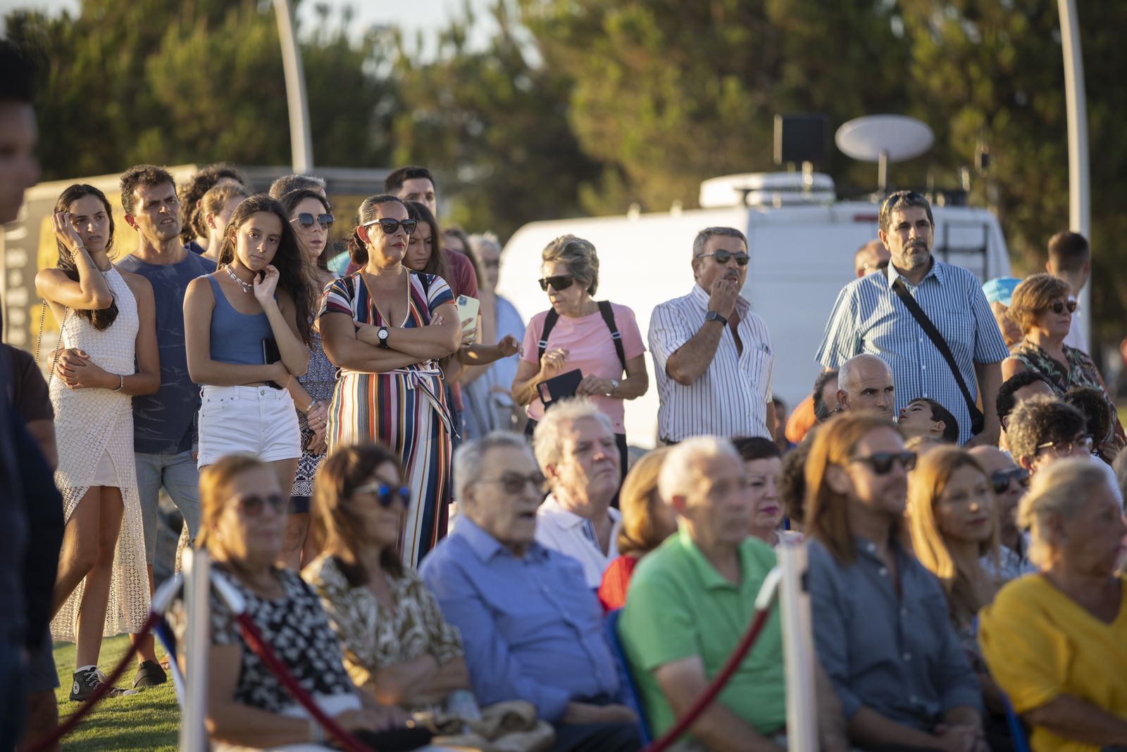 Imágenes de la inauguración De la Fuente de las Naciones en el Paseo de la Ría