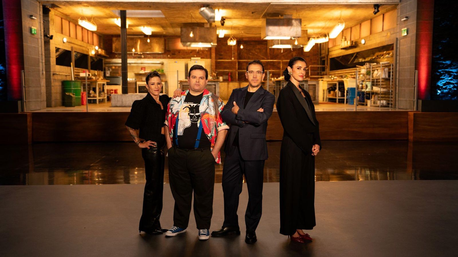 El jurado de 'Next Level Chef' y la presentadora, Blanca Romero