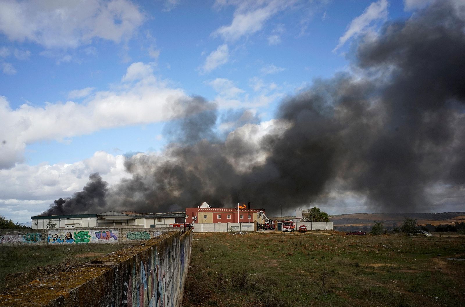 Las imágenes del incendio en Alcalá