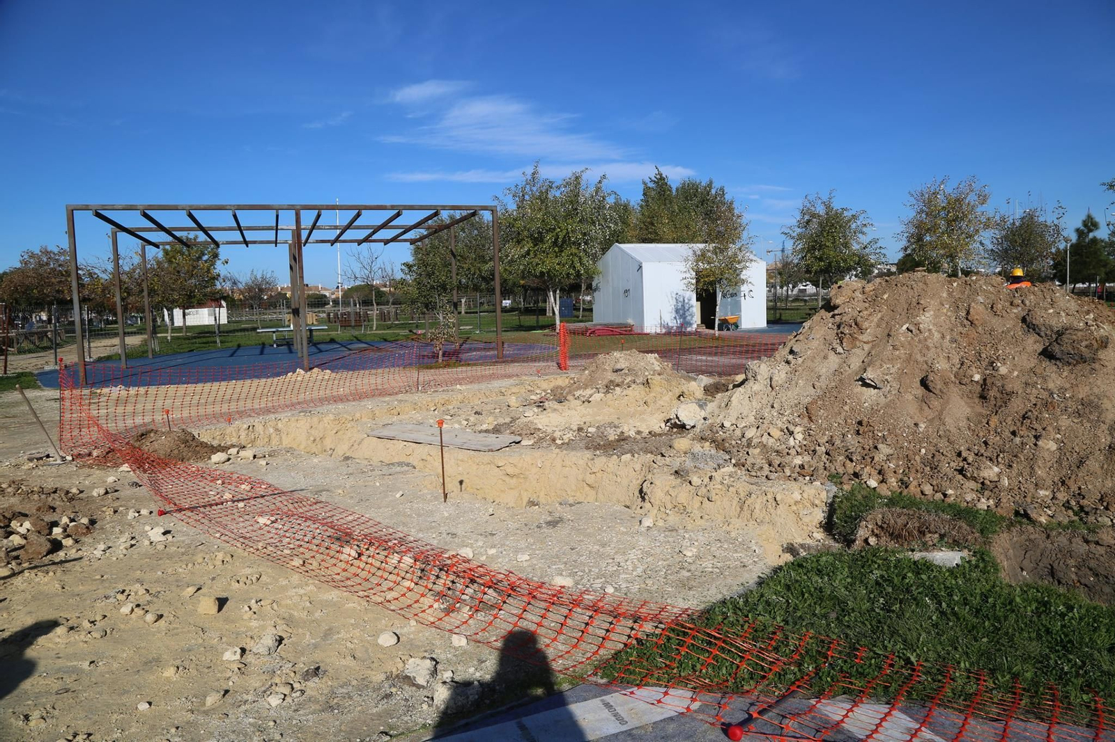Las obras del parque Laguna del Moral tienen un plazo de ejecución de cuatro meses.