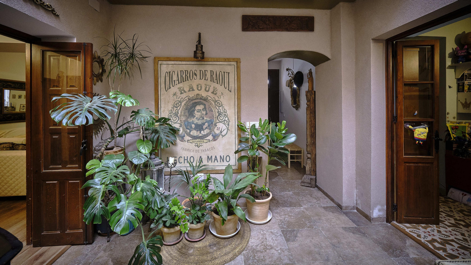 Interior de la casa en la calle Amargura de Puerto Real.