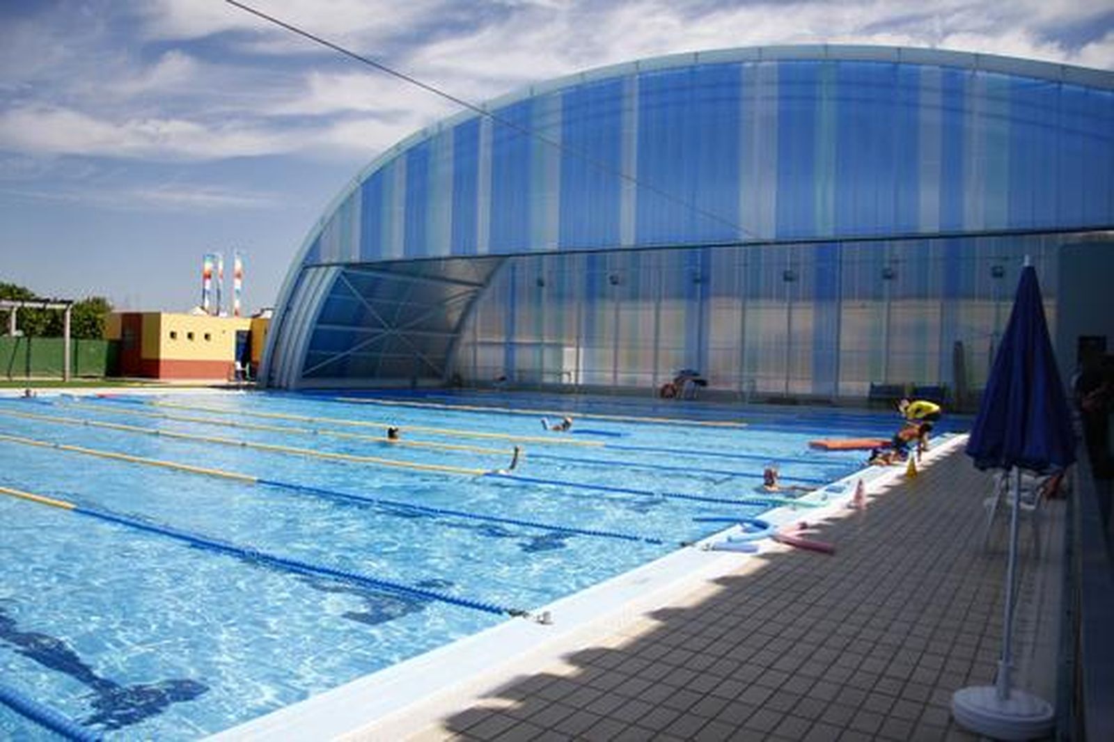 Piscina del centro deportivo. 

Foto: Belén Vargas