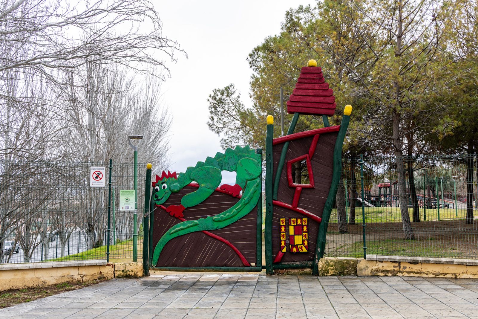 Parques cerrados por el temporal