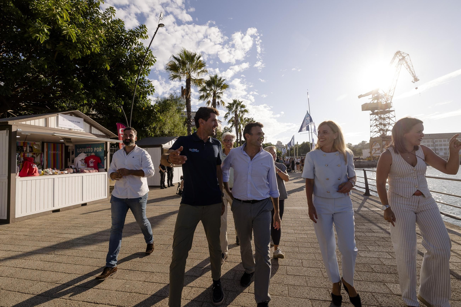 Imágenes de la apertura del Race Village de la Globe 40 en Cádiz