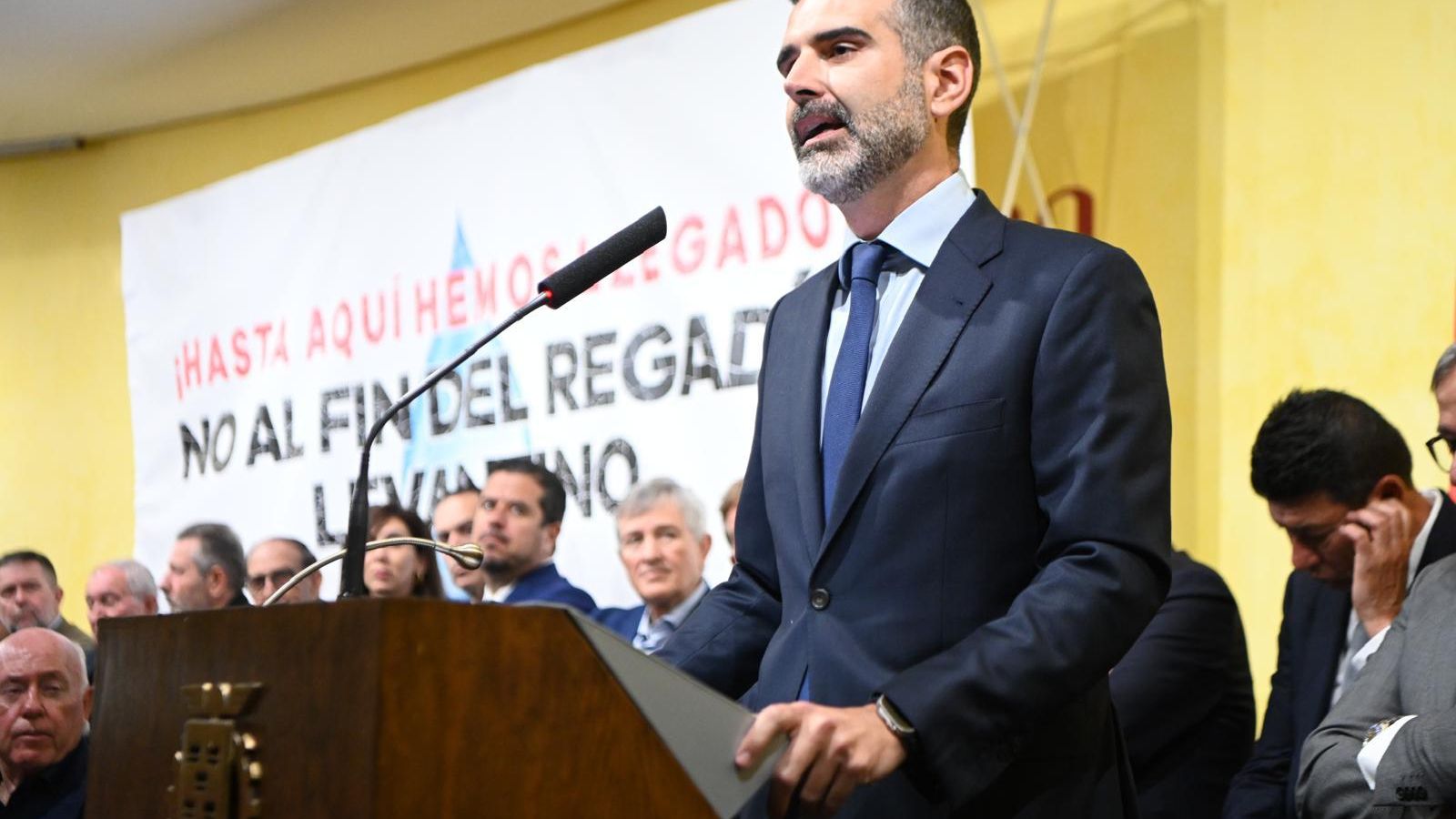 Fernández Pacheco, interviniendo en el acto.
