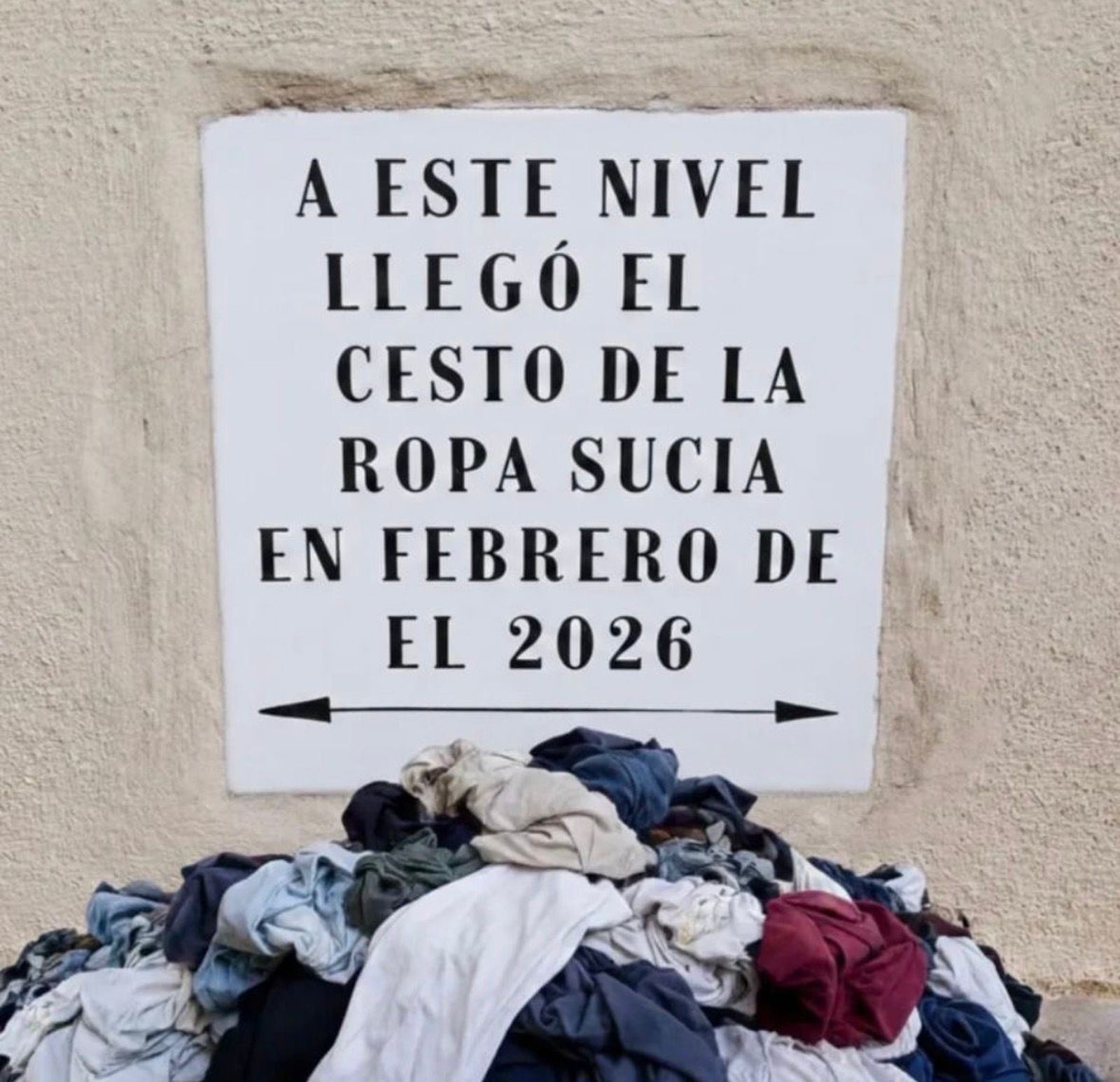 Como si hubiera pasado un maremoto