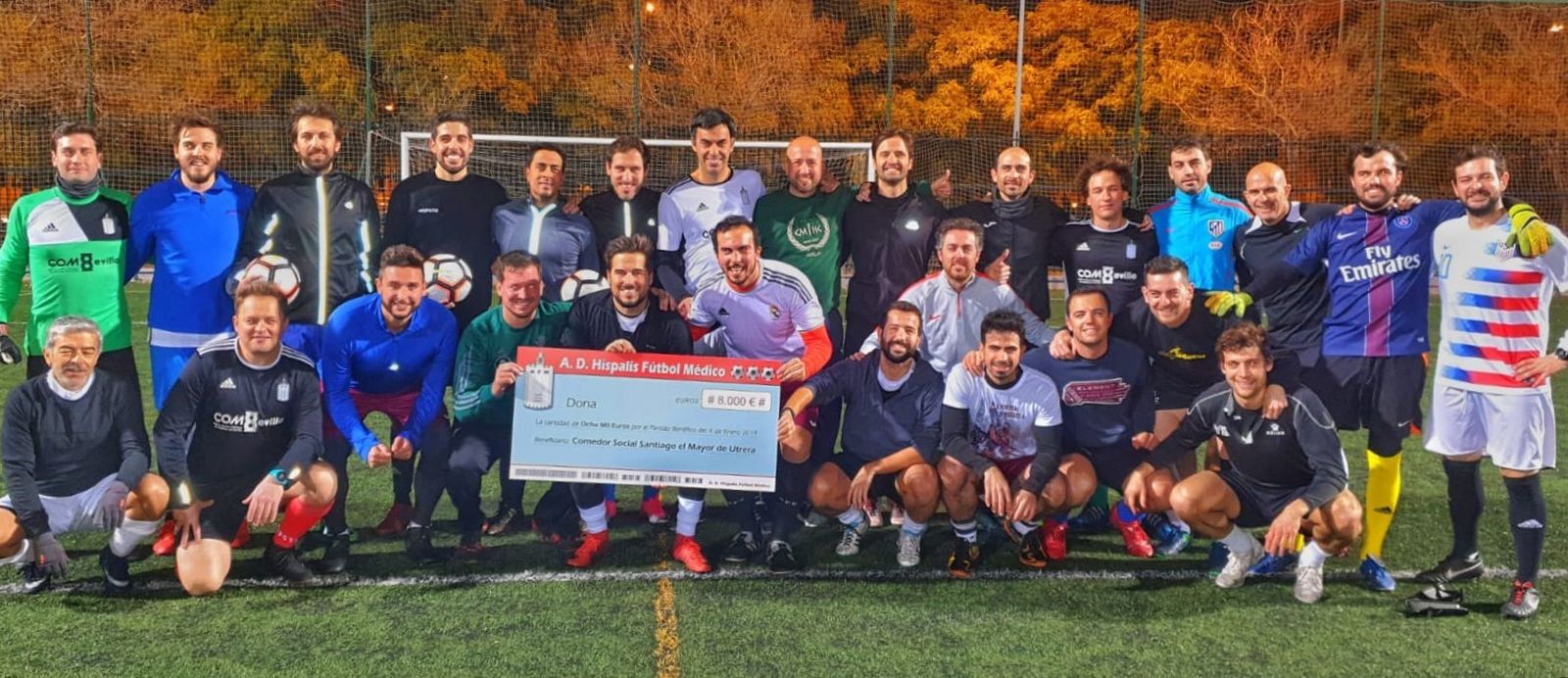 Miembros del equipo de médicos y enfermeros solidarios.