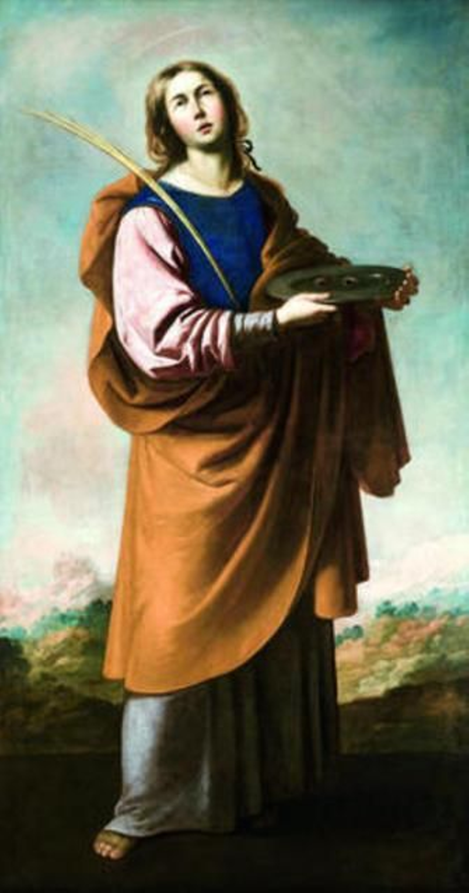 Santa Lucía, óleo sobre lienzo, del Museo de Bellas Artes de Sevilla.