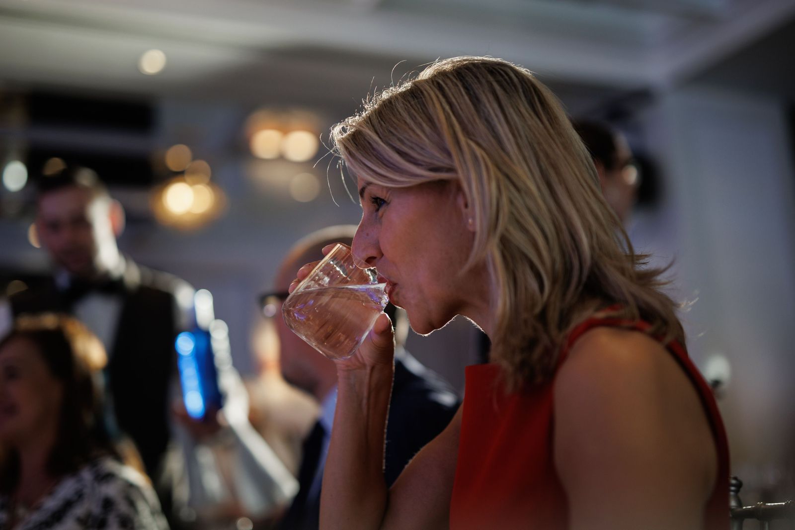 Yolanda Díaz en un acto público, este miércoles, en Madrid.