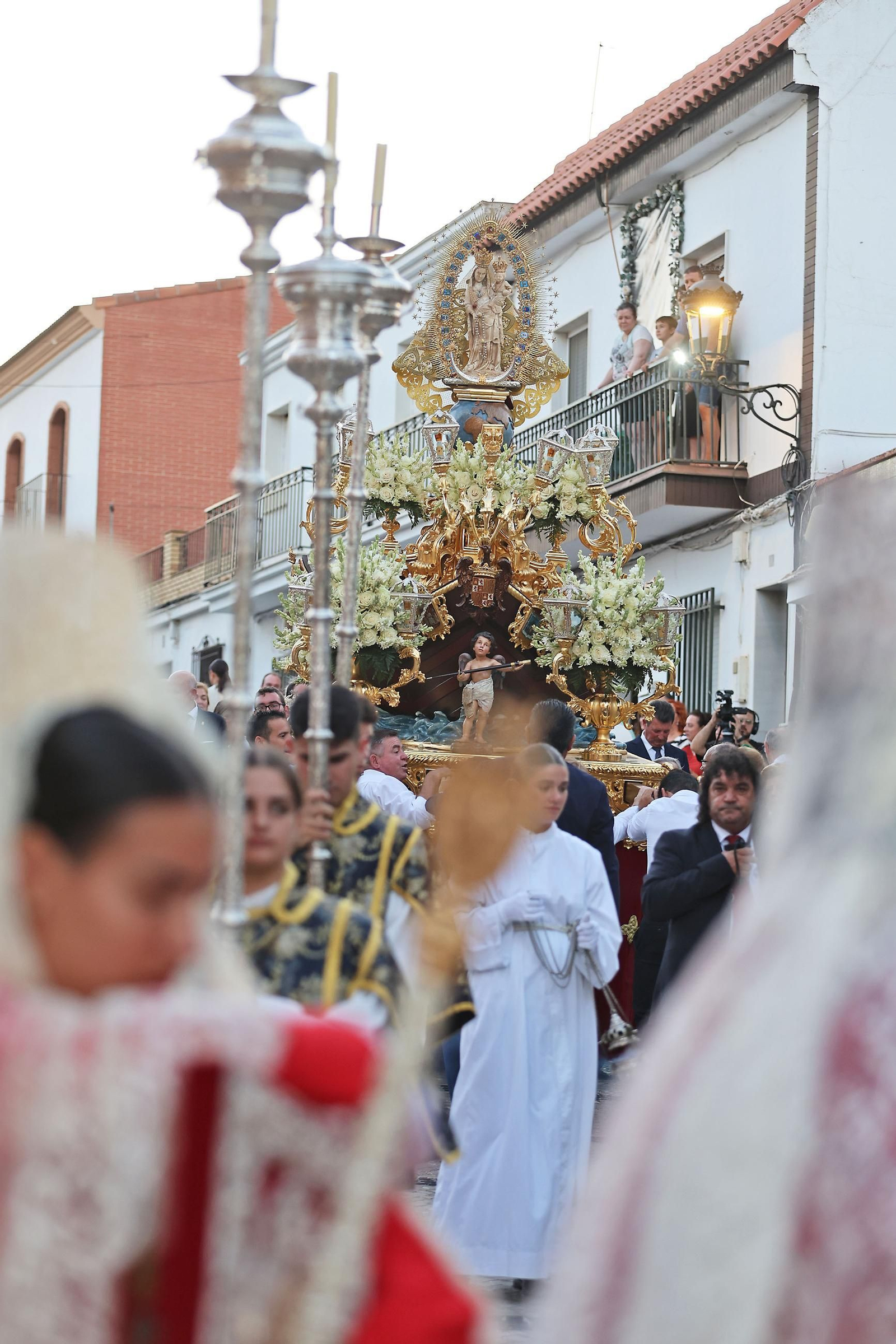 Imágenes de la procesión de Nuestra Señora de los Milagros en Palos de la Frontera Imágenes de la procesión de Nuestra Señora de los Milagros en Palos de la Frontera
