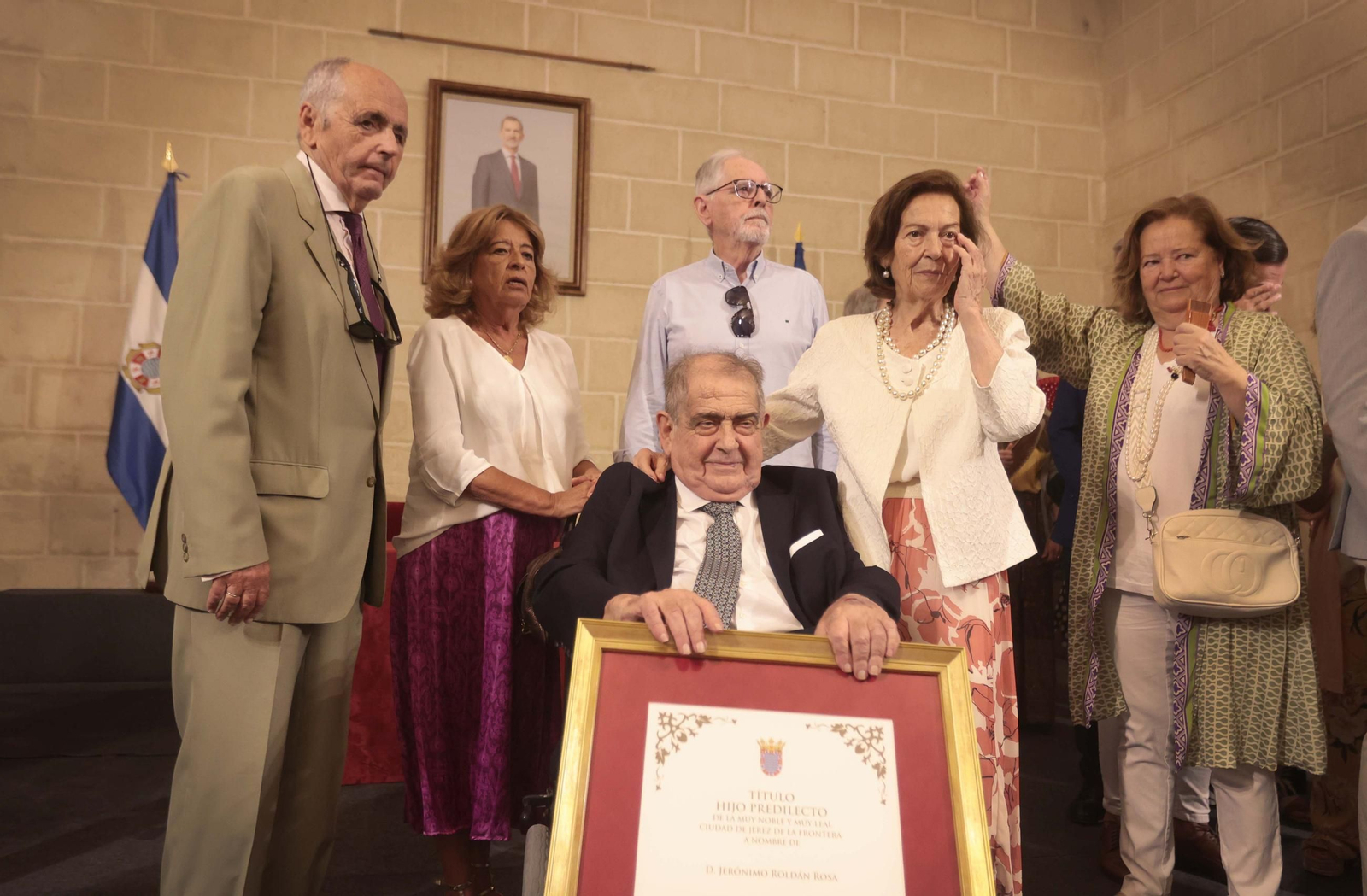 Imágenes de Jerónimo Roldán, nombrado Hijo Predilecto de Jerez