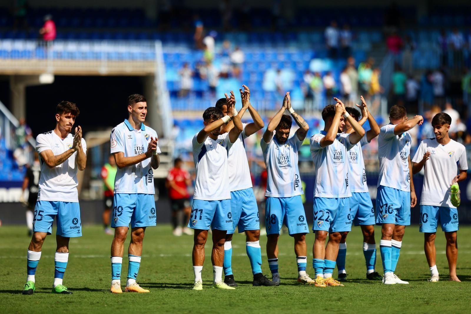 El Málaga CF-Melilla, en fotos