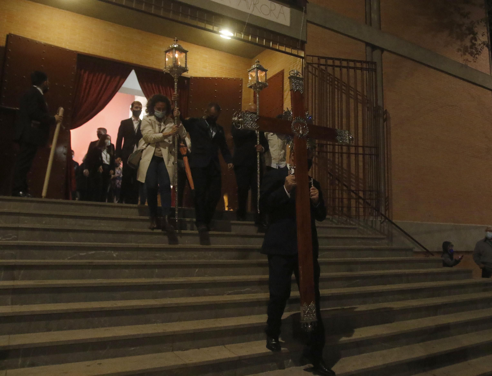 El traslado de la Virgen de la O de Córdoba, en imágenes