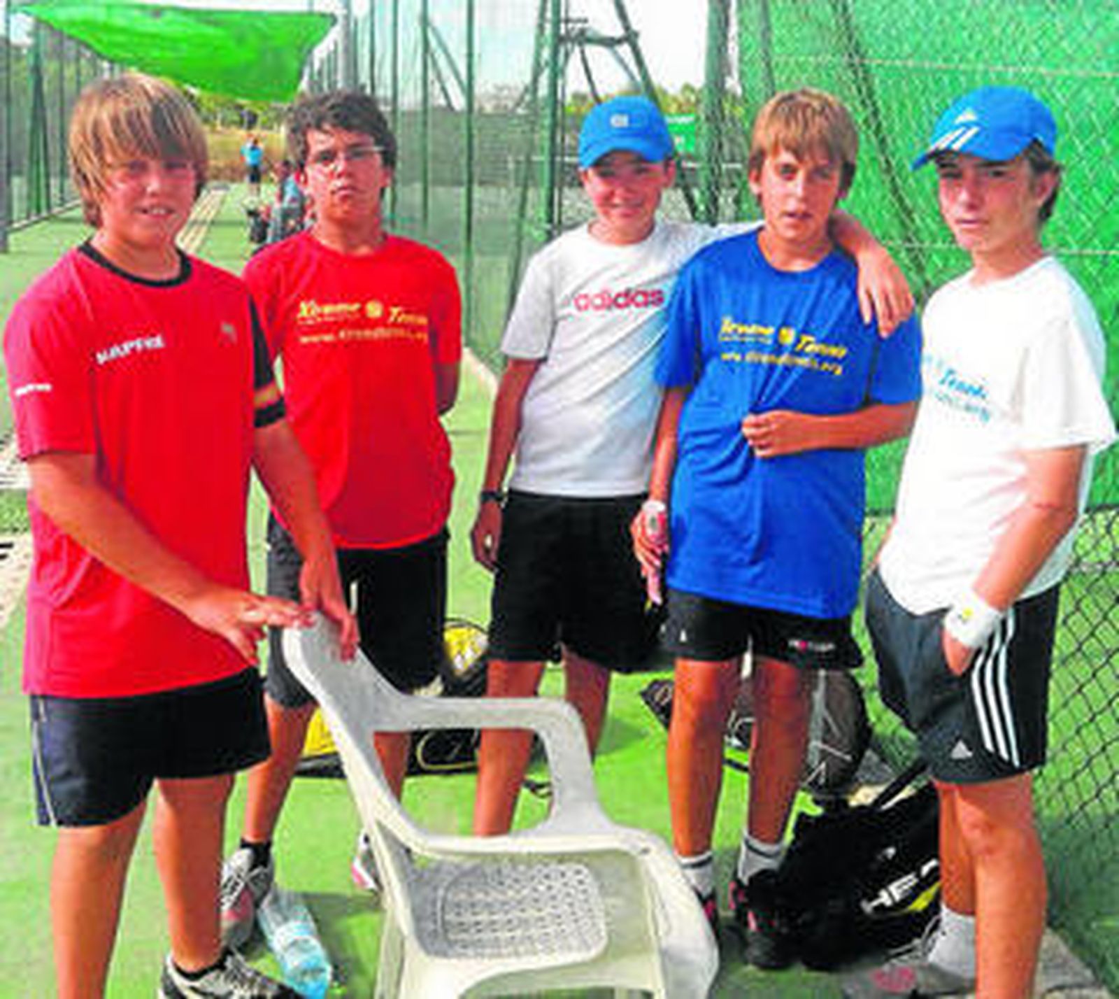 Imagen de algunos de los jóvenes participantes.