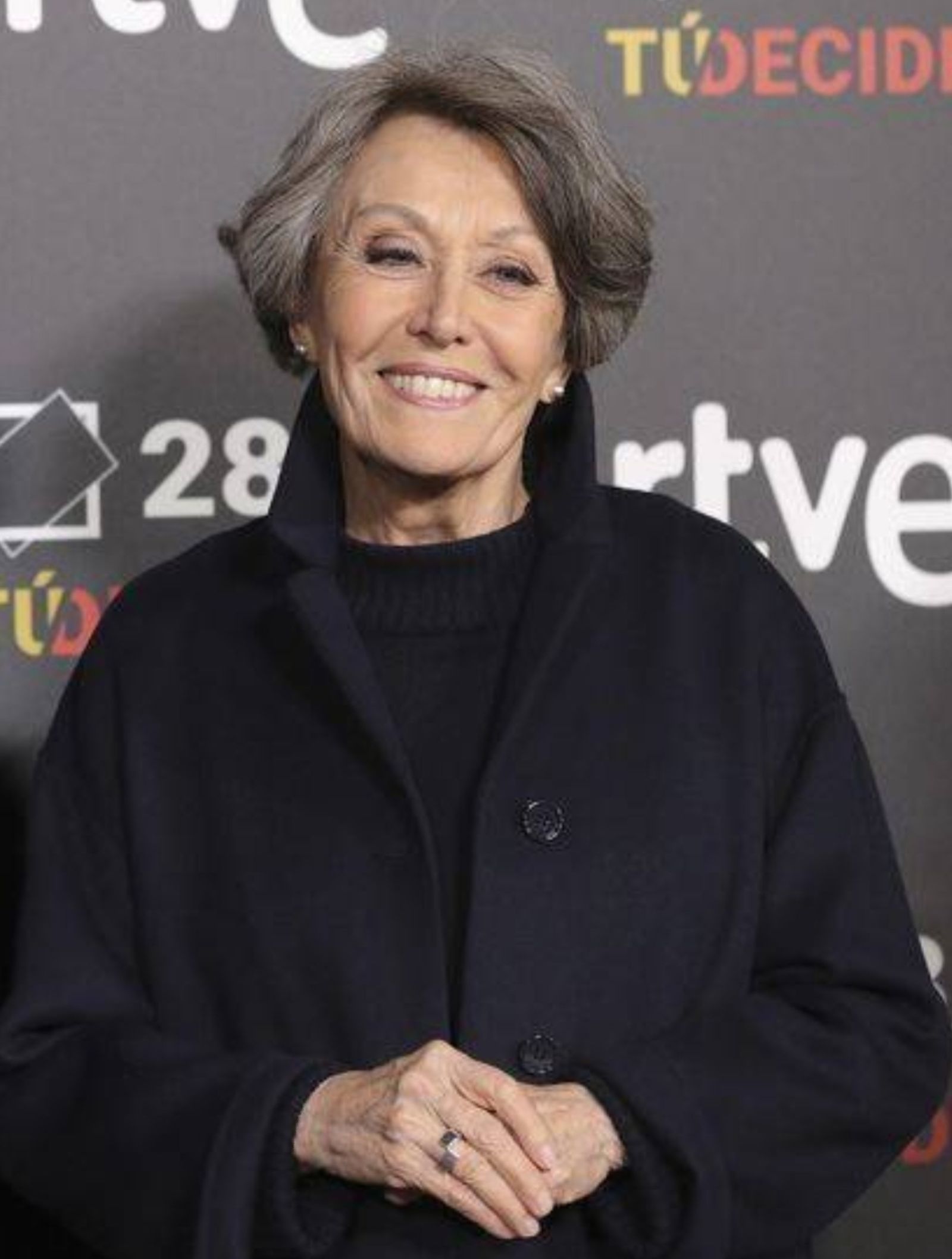 Rosa María Mateo durante un acto de TVE