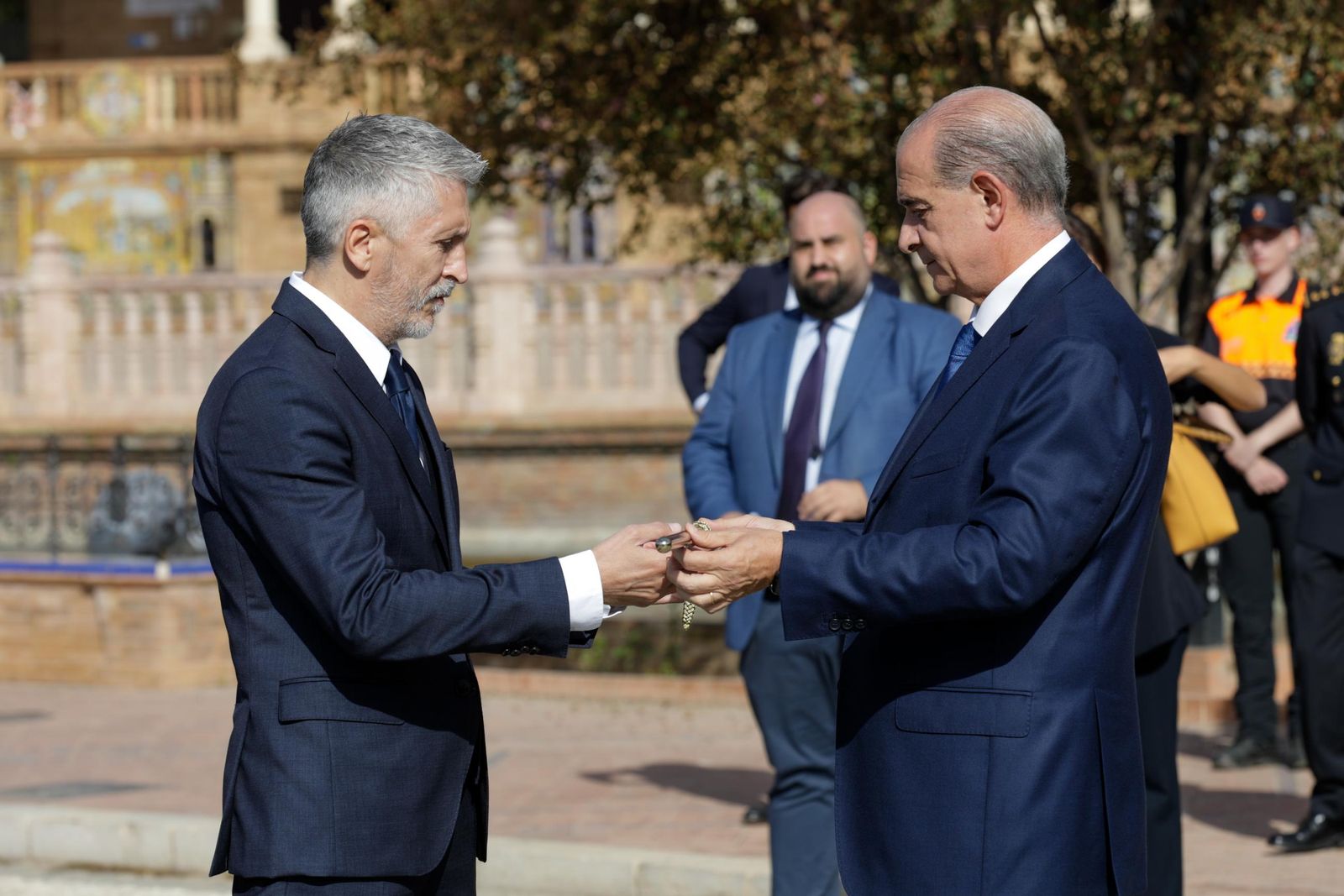 Plaza de España. Día de la Policía Nacional