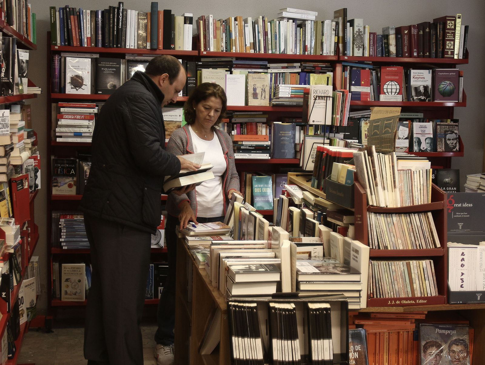 Imagen de archivo de la librería sevillana Palas.