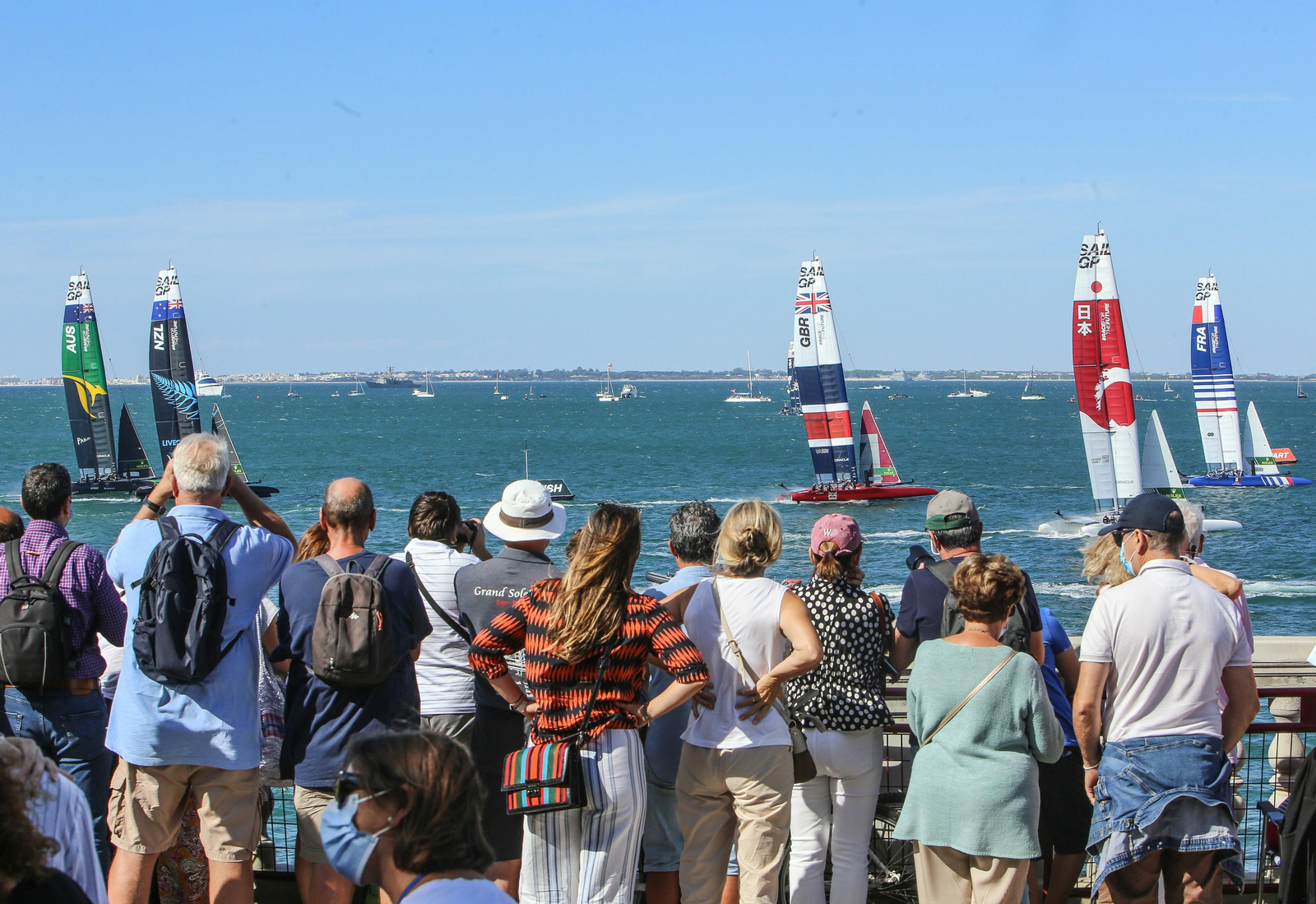 Las imágenes de la final de la SailGP en Cádiz