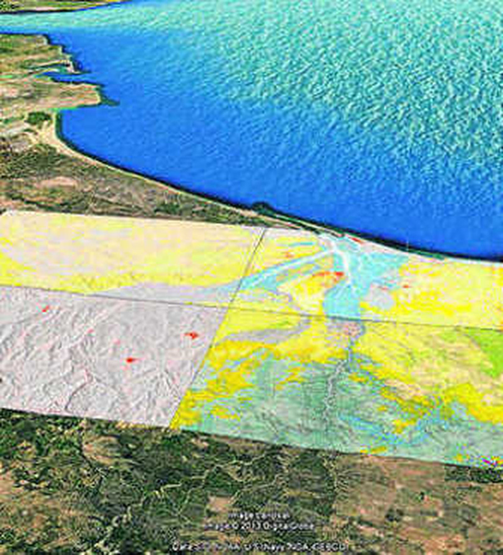 Tour geológico en 3D por la cuenca del Guadalquivir