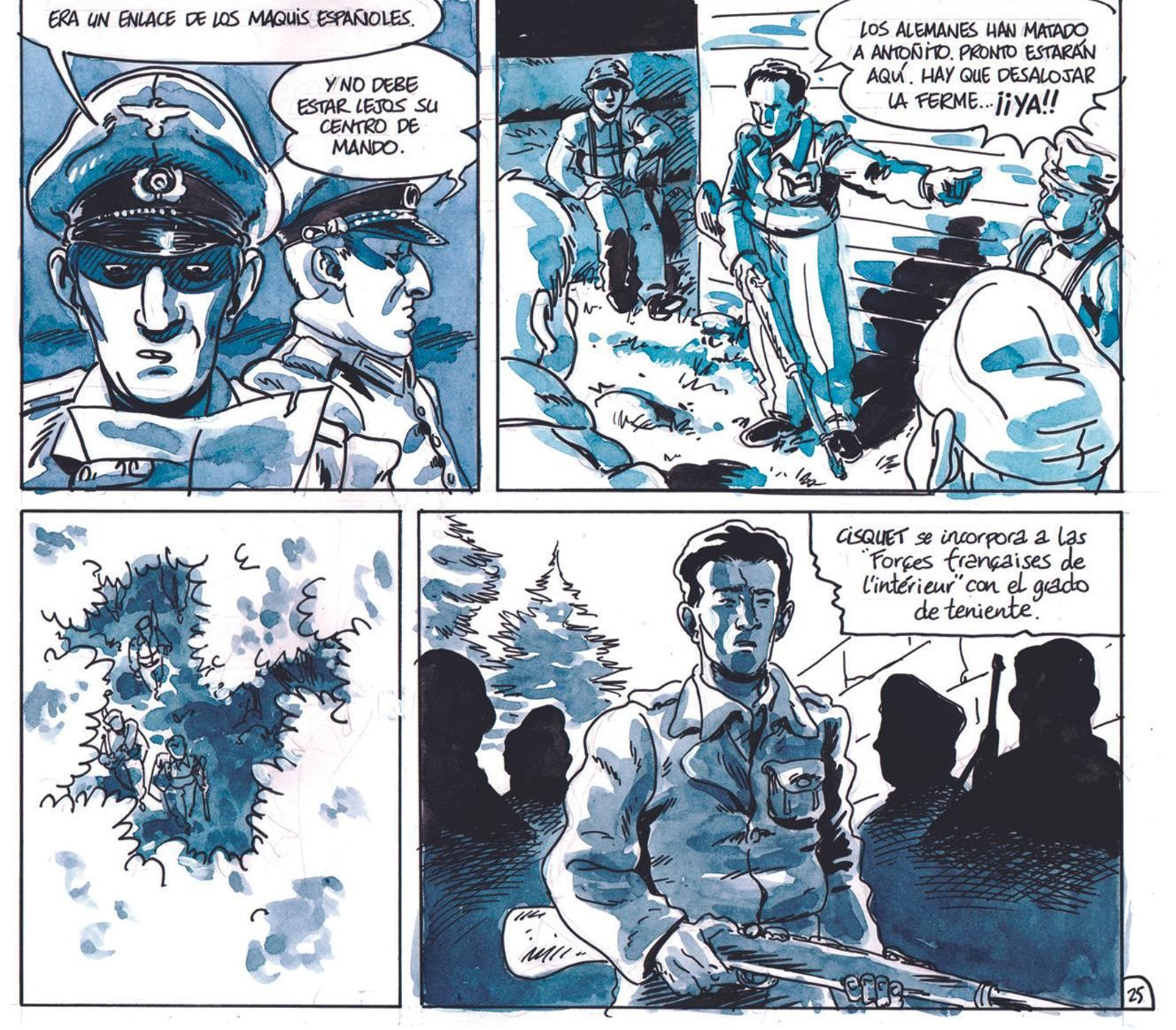 Unas viñetas de la obra.