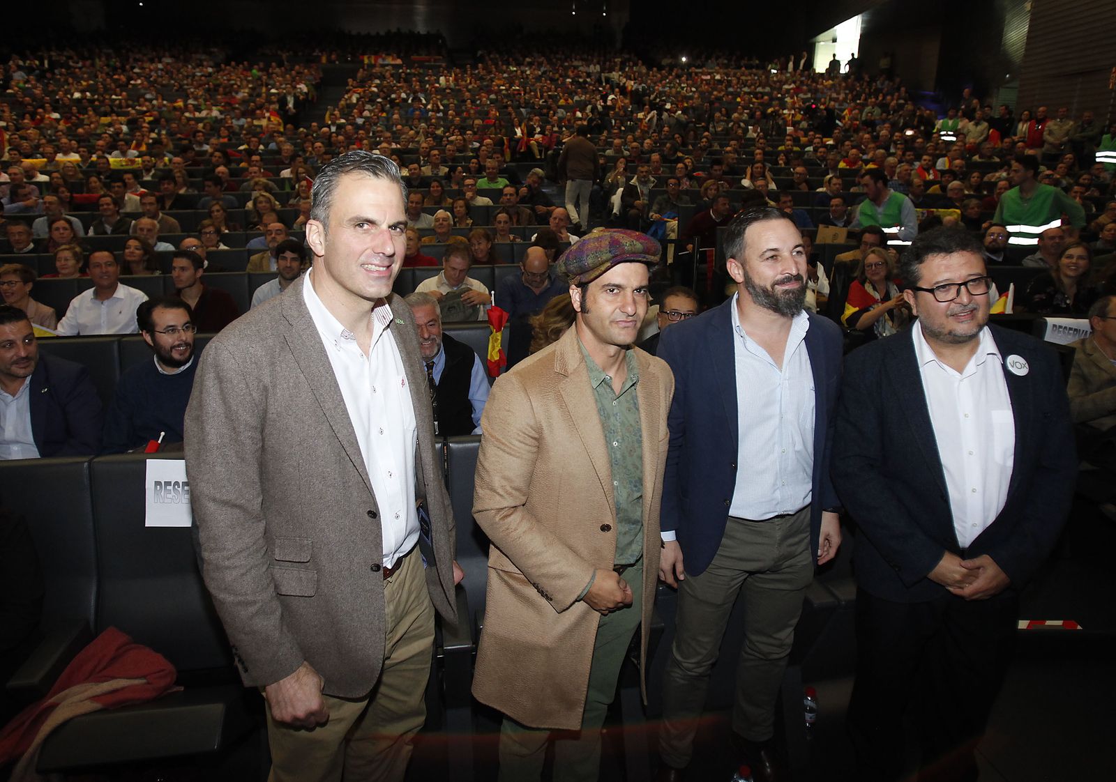Presentación de la candidatura de Vox a las elecciones andaluzas en Sevilla