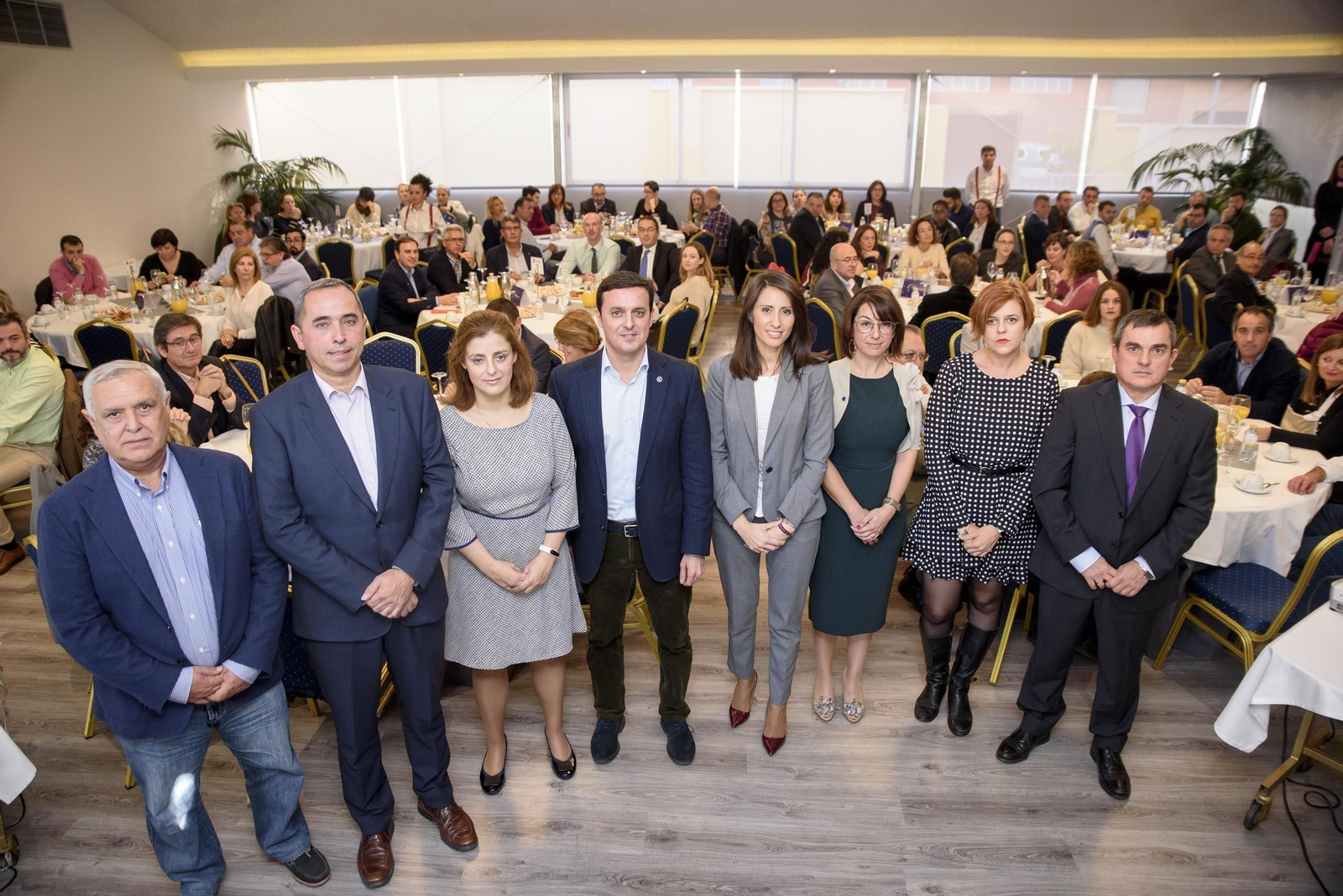 En el centro, Javier A. García.