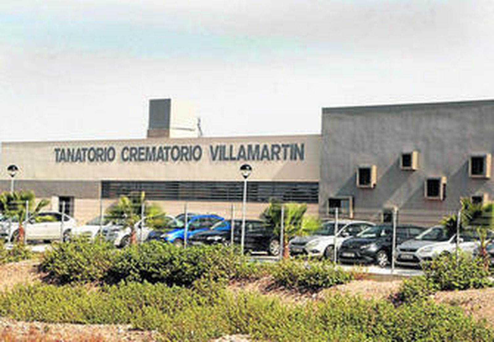 Una imagen externa del edificio del nuevo tanatorio local, ayer, durante su inauguración.