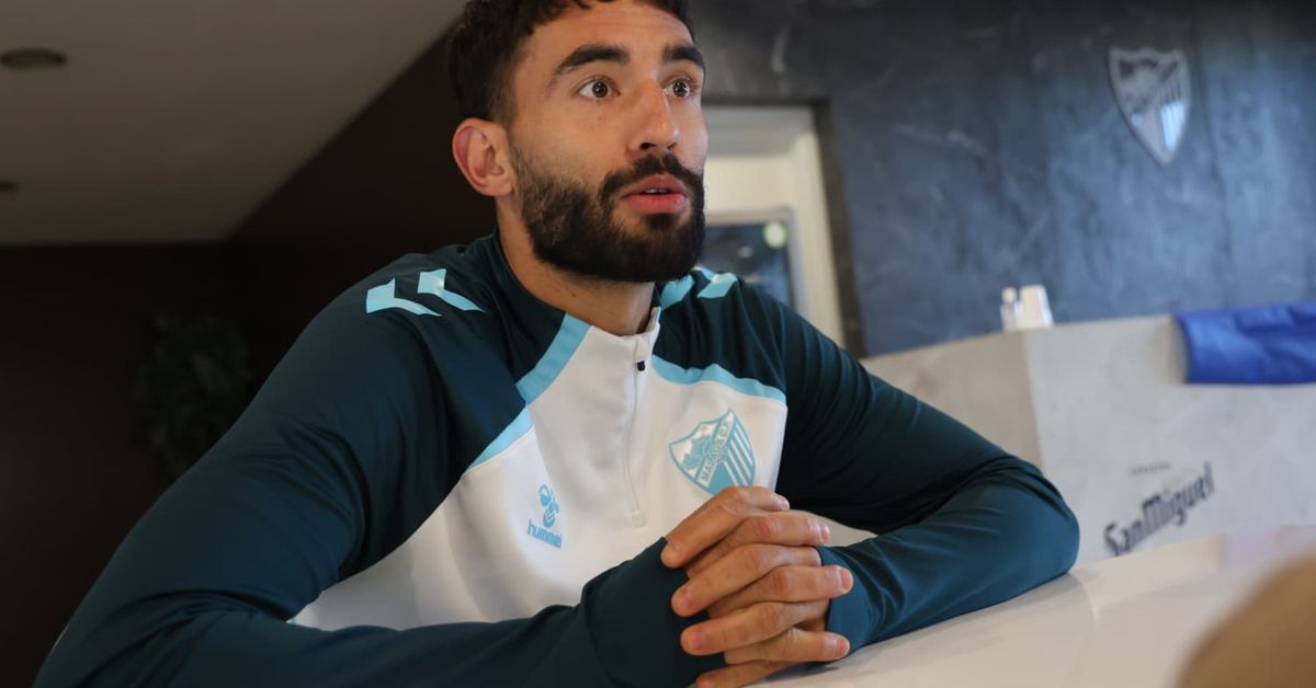 Einar Galilea: "No sé ni lo que quiero para el futuro, pero en el Málaga CF estoy encantado"