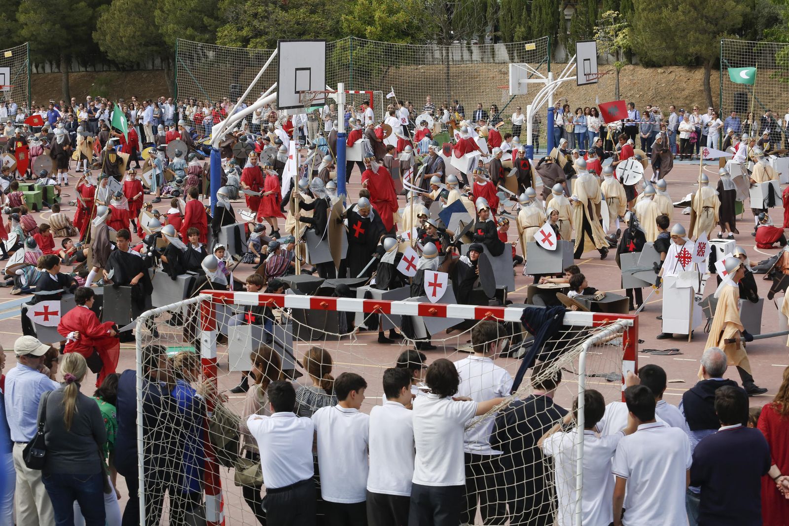 La Batalla de las Navas de Tolosa escenificada por los alumnos de El Romeral