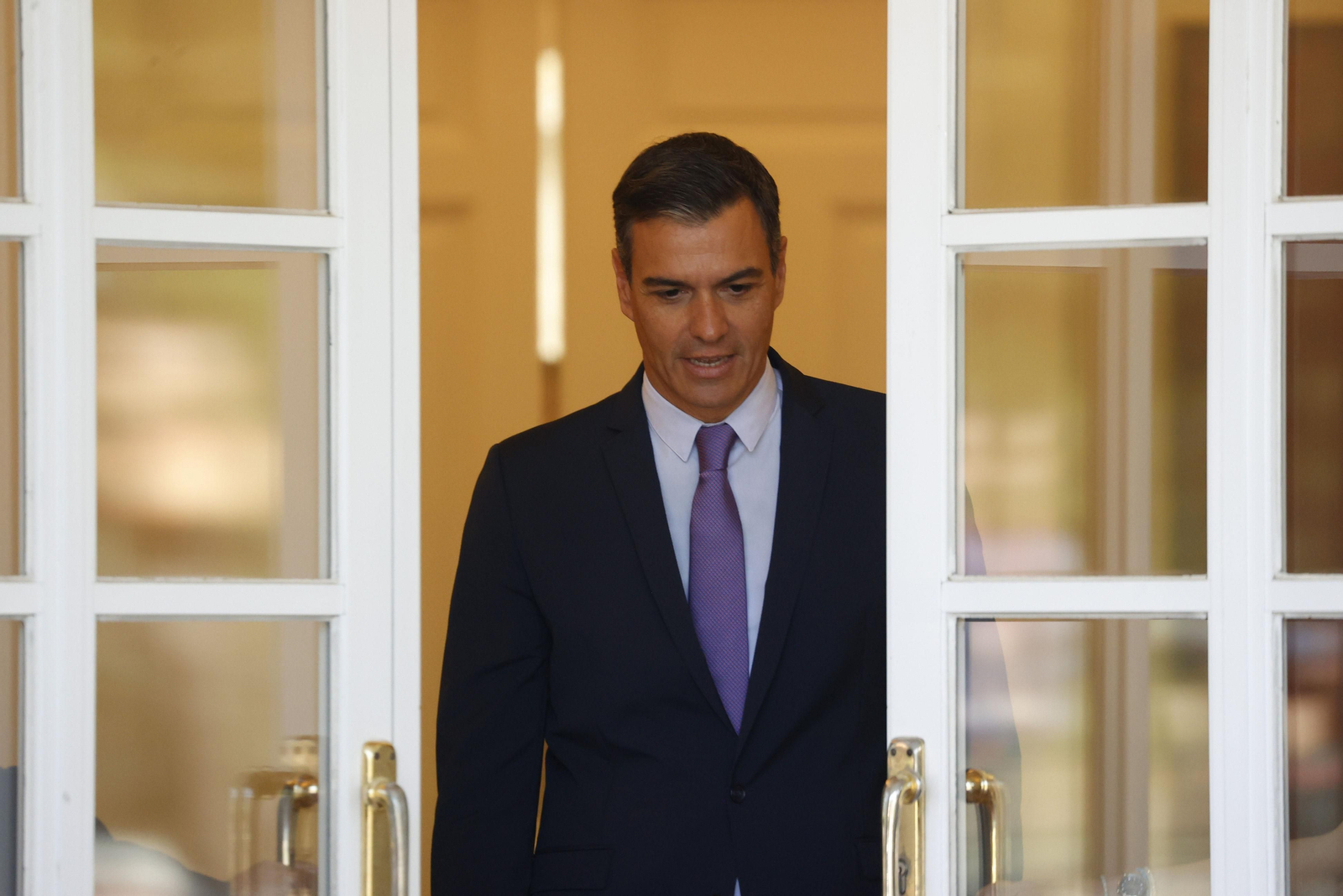 El presidente Pedro Sánchez, en La Moncloa.