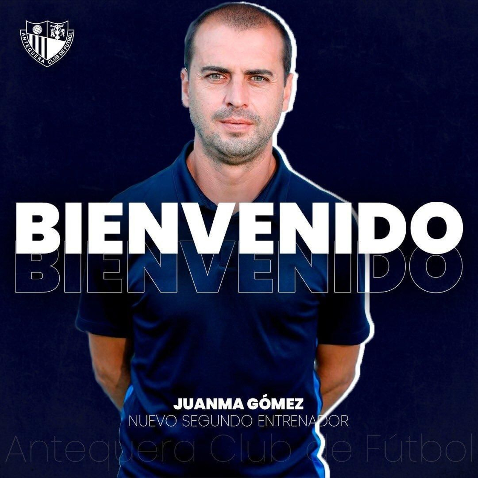 Juanma Gómez, en su etapa en el Antequera